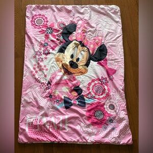 Disney Minnie Mouse Blanket for Toddler Bed, Microfiber Comforter Kids Blanket